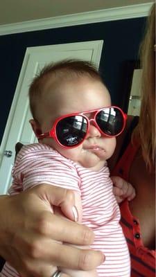 Plus, I got some pretty awesome baby aviators too!