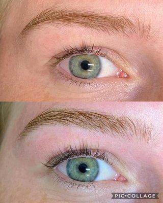 Lash Lift + Tint and Brow Wax