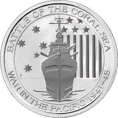 Battle of the Coral Sea Silver Bullion Coin