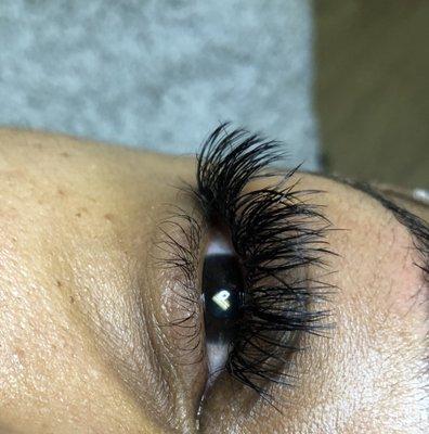 Mini volume eyelash extensions