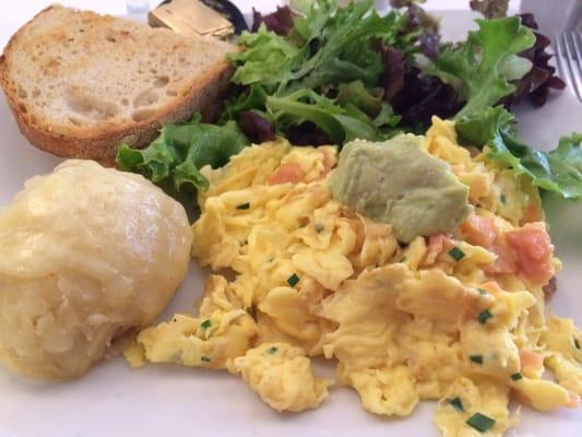 Smoked Salmon Scramble