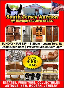 January 13, 2019 South Jersey Auction