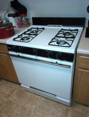 The old stove look more outdated than this and did not work . This is the new stove