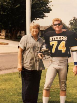 Me and my mom about 1990