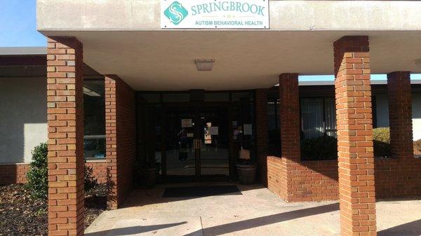 Springbrook facility main entrance