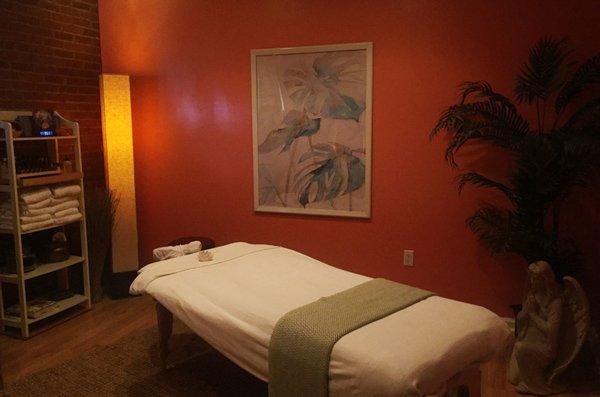 Namaste 919 Massage Therapy Room