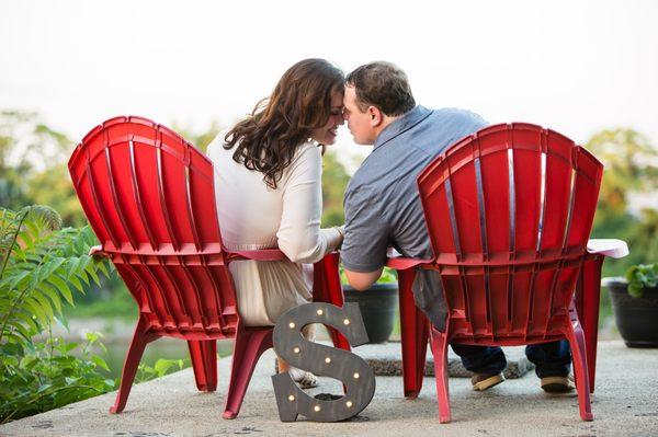 Riverfront Nashville Engaged photograph