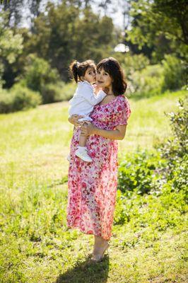 Maternity session with children in Rancho Cucamonga, CA