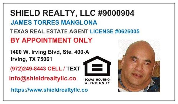 James Manglona with Shield Realty, LLC