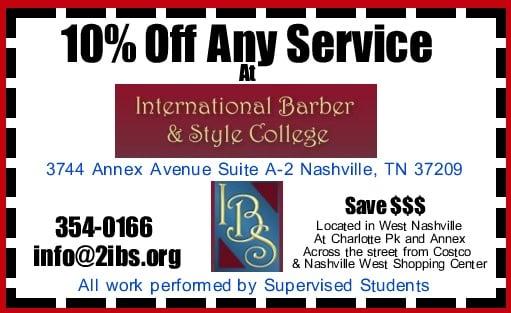 International Barber and Style College Nashville, TN 2ibs.org