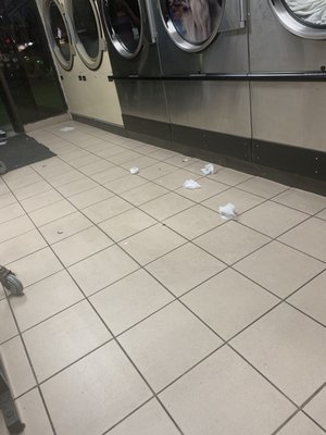 Trash dirty floors