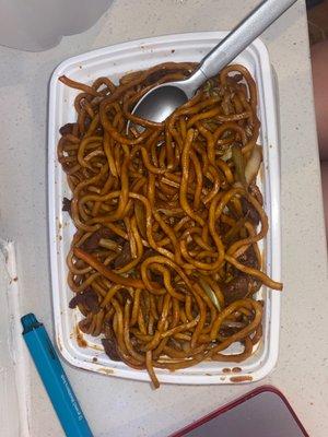 40. Beef Lo Mein - Small