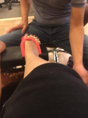 Getting my pedi