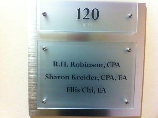 Robinson R H CPA