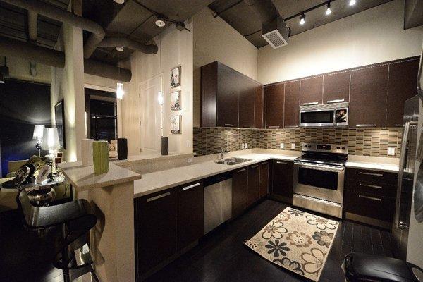 Beautiful kitchen in the community of One Lexington.