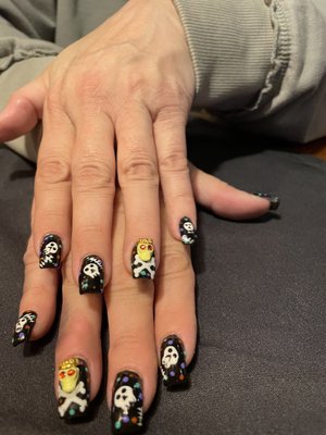 My Halloween nails by Lin