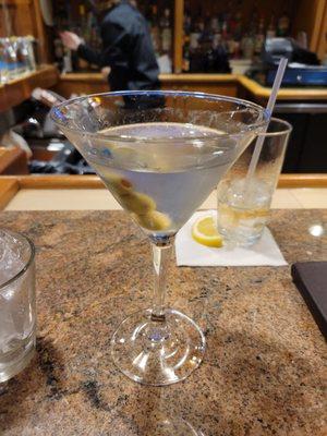 dirty martini.