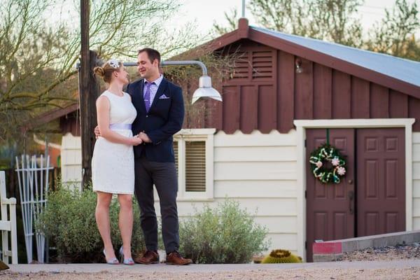 This is our old Historic Chapel in the Wild West Town of Cave Creek, Arizona