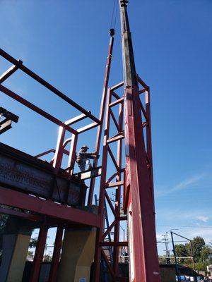 Building tower on La Cienega