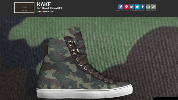 Polo Inspired Sneakers Snakeskin Camouflage Men's Sneakers.