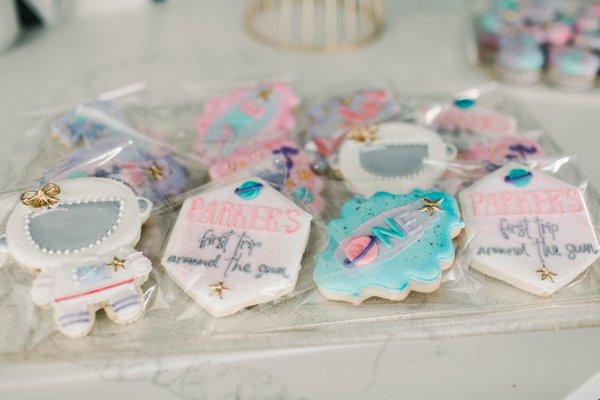 Custom designed sugar cookies