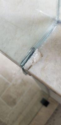 Yeah.. Cut the quartz and caulk it..