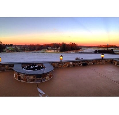 Out side patio of Hartefeld National.