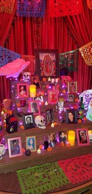 Gorgeous Ofrenda for iconic celebrities during Dia de Los Muertos