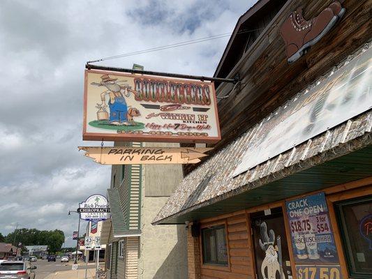 Sign as seen from N Main Street