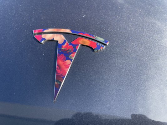 Add a personalized touch with Tesla Emblems