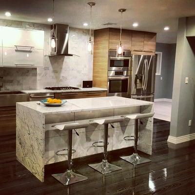 Modern kitchen island