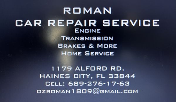 Roman car repair service