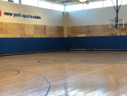 We utilize basketball courts for sport specific training, gait training, and balance training.