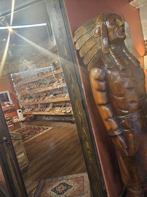 Huge cigar selection