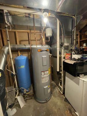 Replace electrical water heater