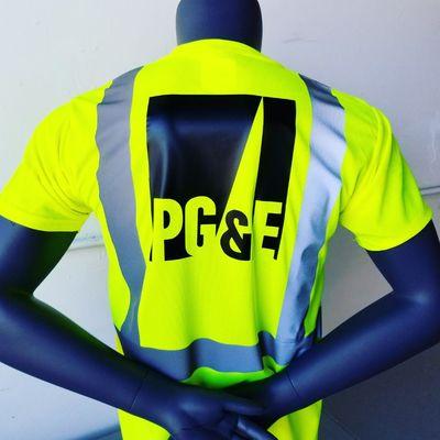 100% Polyester High Visibility Safety Vest.