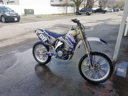 This is my yz250f that Justin built. They truly know what they are doing.