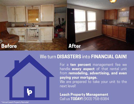 Leach Property Management has been in the rental property management business since 1986. We specialize in investment property management as