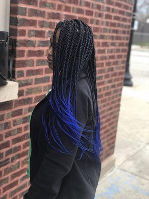 Knotless braids medium $175