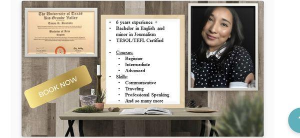 Ms Tanya's ESL Classes