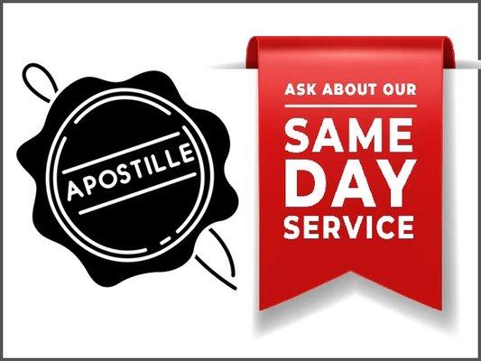 Same day Service