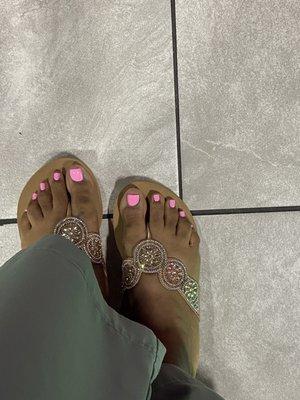 Awesome Pedicure was done by Hana & Jay