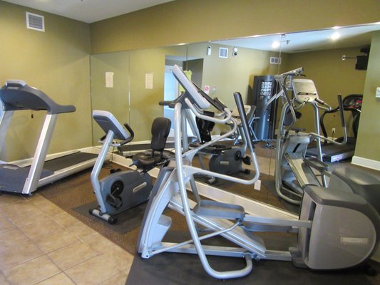 Work up a sweat in our 24-hour fitness room.