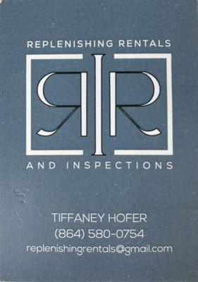 Replenishing Rentals and Inspections