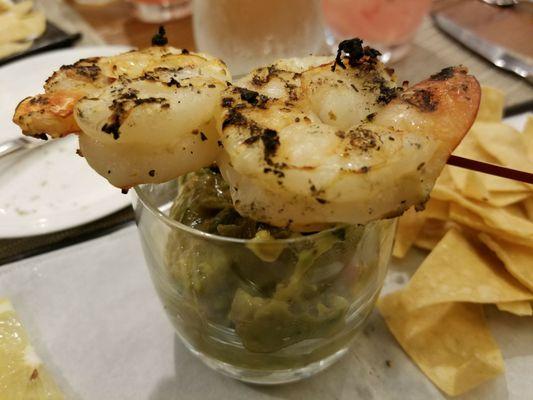 Grilled Lime Tequila Shrimp with Guac