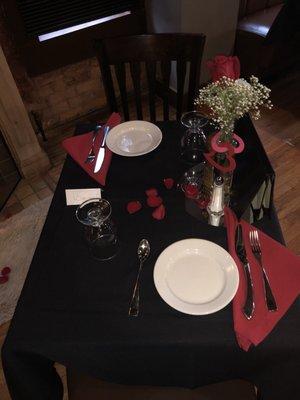 Valentine's Day dinner