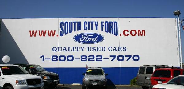 South City Ford hand painted sign.