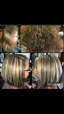 Hilights, haircut and keratin treatment and wow!