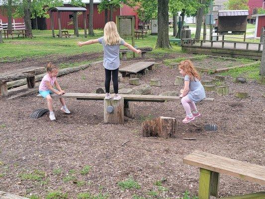 Some of our preschoolers having fun on our field trip!