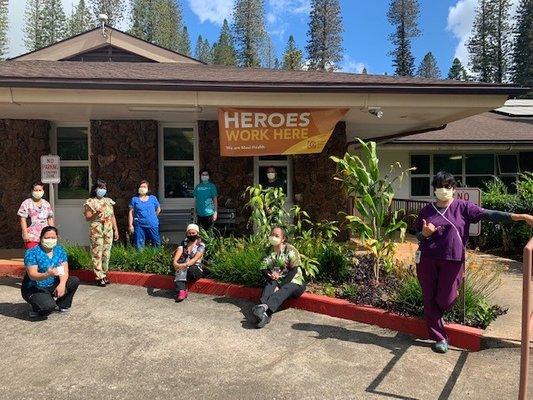 Amazing team at Lanai Community Hospital